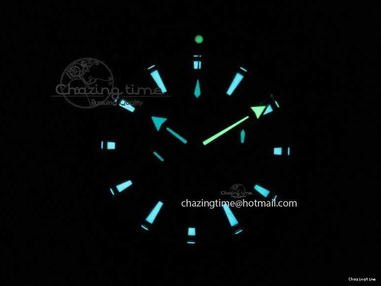 0517 Sophisticated Planet Ocean Master Chronometer Chrono SS OM 1:1 Best Edition Orange On SS Bracelet A 8156
